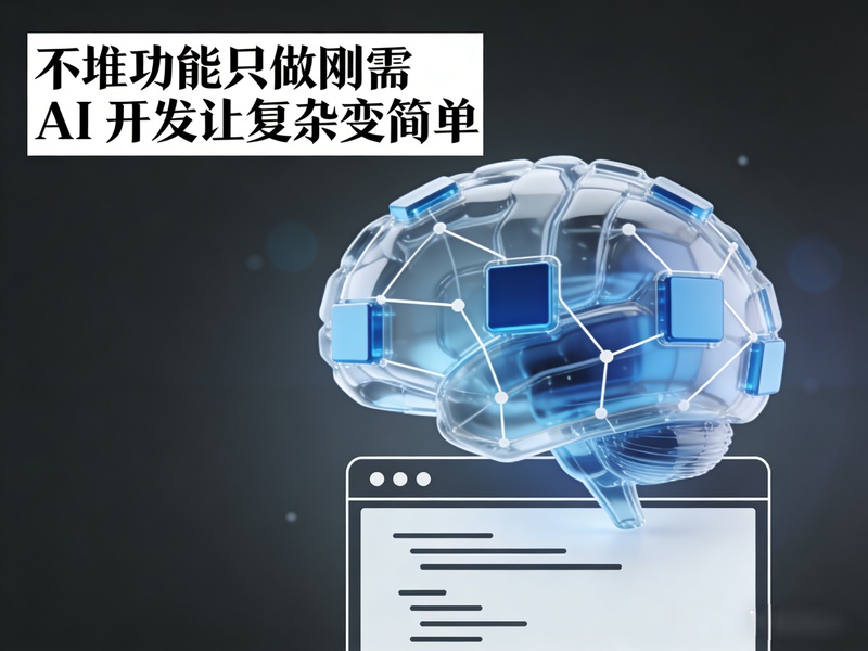 不堆功能只做刚需 AI 开发让复杂变简单